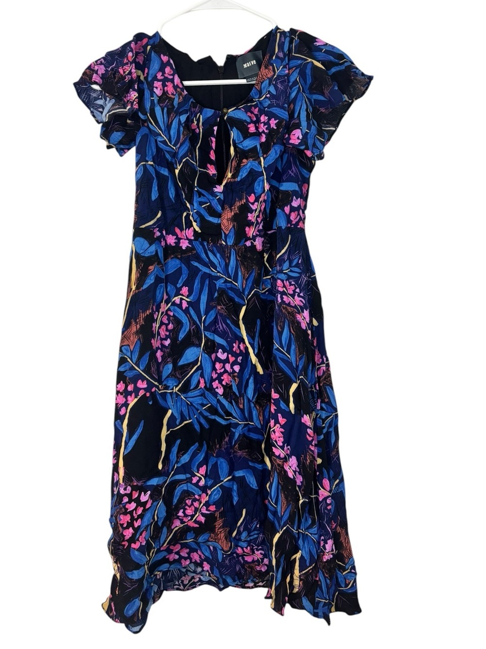 Anthropologie Maeve Elia Open-Shoulder Dress • Size 10 - Picture 3 of 10